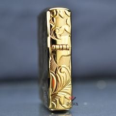Zippo Armor mạ vàng hoa văn cổ điển ZN317