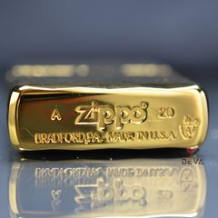 Zippo Armor mạ vàng hoa văn cổ điển ZN317