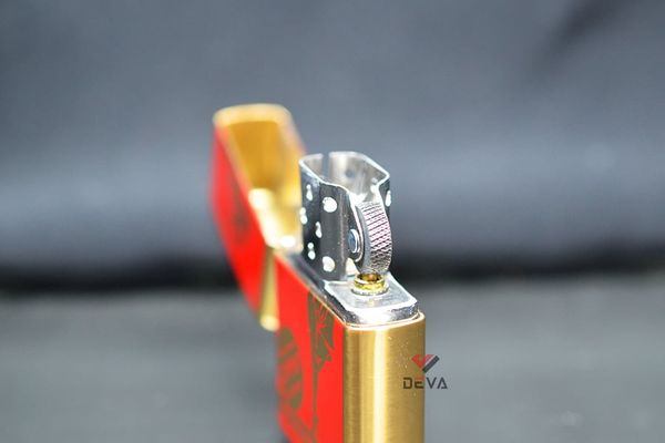 Zippo Armor mạ vàng sơn chủ đề Slogan Zippo ZN308