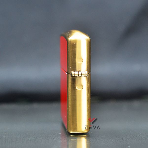 Zippo Armor mạ vàng sơn chủ đề Slogan Zippo ZN308