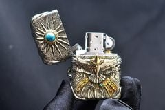 Zippo Ốp Lam Ngọc Chủ Đề Thần Ưng Condor Andean ZD57