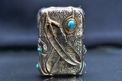 Zippo Ốp Lam Ngọc Chủ Đề Thần Ưng Condor Andean ZD57