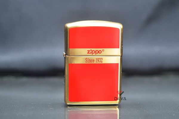 Zippo mạ vàng sơn các màu ZN307