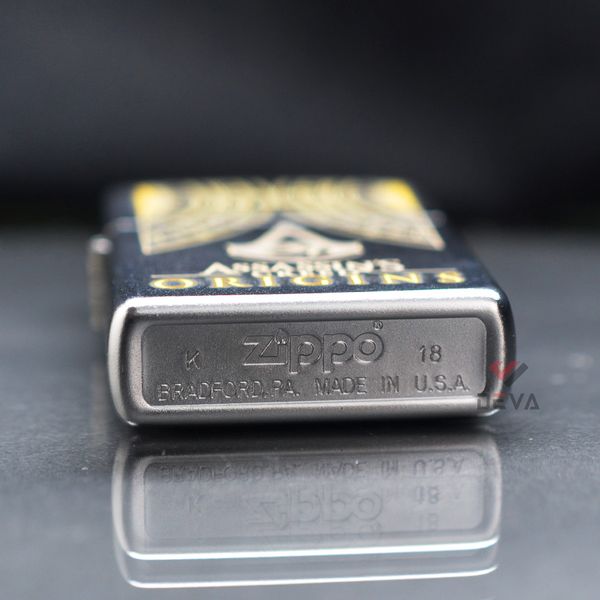 Zippo Satin Khắc Chủ Đề Game Assasin's Creed Origins Z312