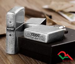 Bật lửa Zippo Mỹ màu bạc cổ ZT30