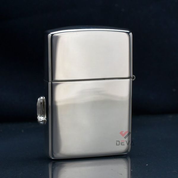 Zippo Bạc Khối Ốp Emblem Bạc Chú Ngựa Winning Whinny BK89