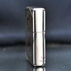 Zippo Bạc Khối Tái Bản 1937 Vintage Khắc Cô Gái Cao Bồi Hot Cowgirl BK36