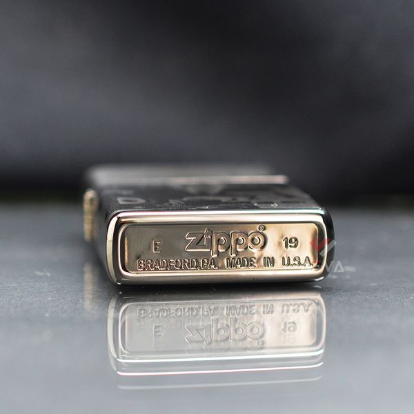 Zippo Bản Giới Hạn Kỷ Niệm 125 Năm Sinh Nhật George G. Blaisdell  Collectible Black Ice Z347