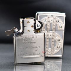Zippo Ốp Emblem Bling Nạm Kim Cương Z357