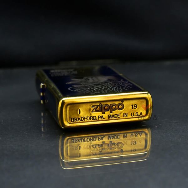 Zippo Đồng Cháy Khắc Đại Bàng The Great American Eagle ZN286