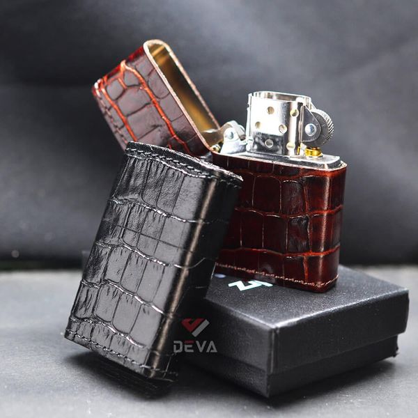 Zippo Bọc Da Cá Sấu Cao Cấp ZN229