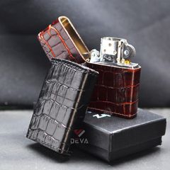 Zippo Bọc Da Cá Sấu Cao Cấp ZN229