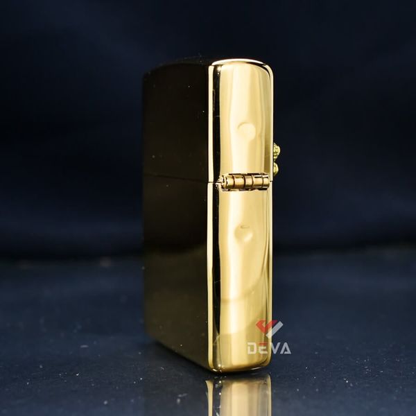 Zippo Ốp Tượng Rồng Mạ Vàng Uốn Lượn ZN299