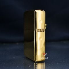 Zippo Ốp Tượng Rồng Mạ Vàng Uốn Lượn ZN299
