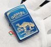 Camel mạ vàng nền xanh ZK40