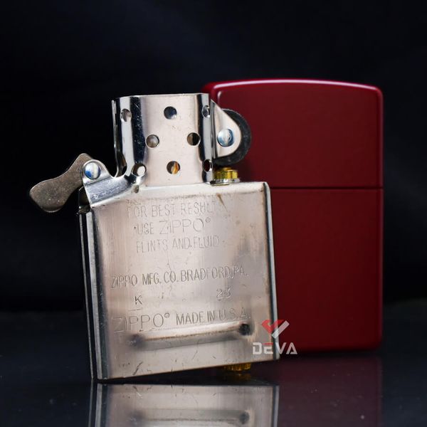 Zippo Sơn Đỏ Rượu Vang Merlot Matte ZT57