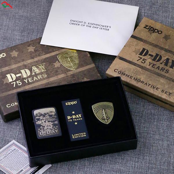 Zippo Kỉ NIệm  75 Năm D-DAY  Z348