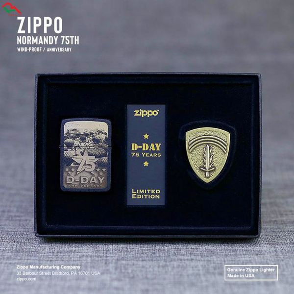 Zippo Kỉ NIệm  75 Năm D-DAY  Z348
