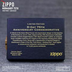 Zippo Kỉ NIệm  75 Năm D-DAY  Z348
