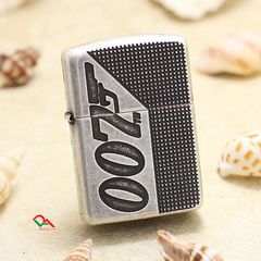 Zippo Armor 007  Bạc Giả Cổ  Z330