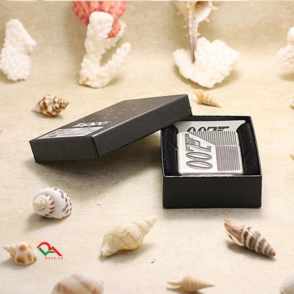Zippo Armor 007  Bạc Giả Cổ  Z330