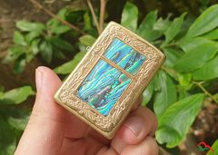 Zippo hoa văn khảm trai ZN169