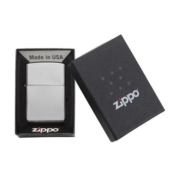 Zippo bạc bóng Z141