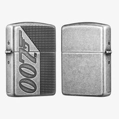 Zippo Armor 007  Bạc Giả Cổ  Z330