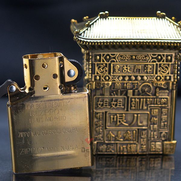 Zippo Chủ Đề Văn Hóa Thành Phố Thiên Tân Trung Quốc ZN390
