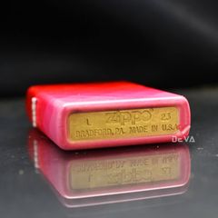 Zippo Sơn Mở Chuyển Màu Đỏ Pixels Ombre Design Z139