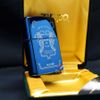 Zippo 1999 xanh hoa văn C26