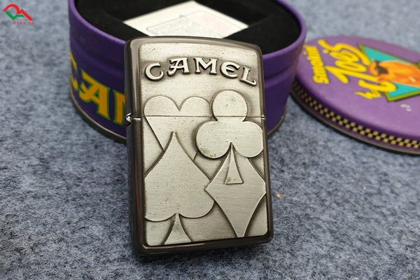 Zippo Camel 1996  Midnight  Card Suits C412