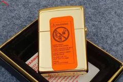 Zippo Cổ Hoa Văn Mạ Vàng 2001 C379