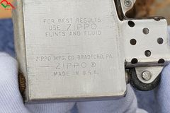 Zippo bạc bóng 1981 C317