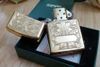 Zippo Cổ Mạ Vàng 1992 Hoa Văn C225