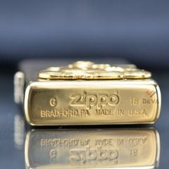 Zippo dán Emblem hình phật Di Lặc Z249