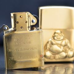 Zippo dán Emblem hình phật Di Lặc Z249