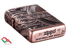 Zippo Armor Luxury Gears Antique Z244