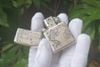 Zippo bạc khắc hình cá chép ZN172