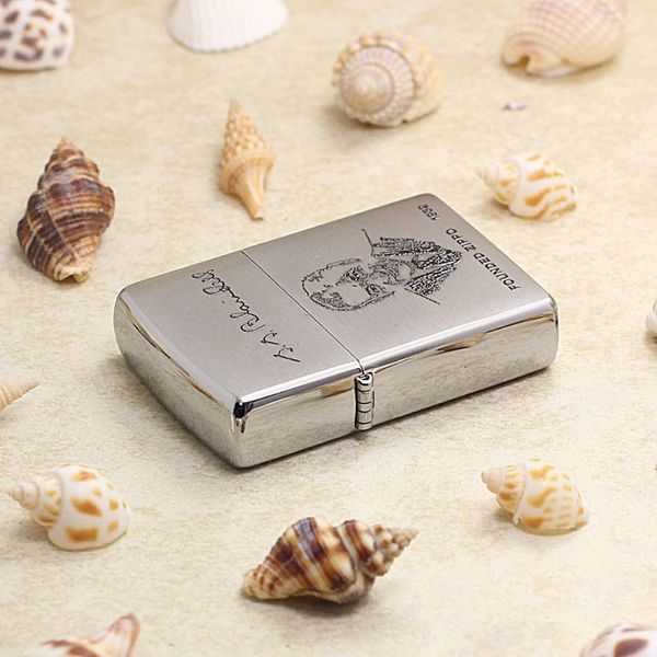 Zippo Founders lighter Brushed Chrome Z353