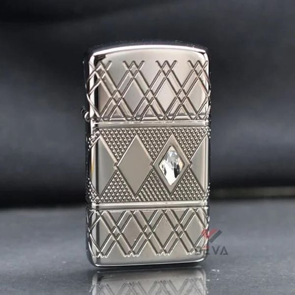 Zippo Slim Armor Chủ Đề Kim Cương Diamond Pattern Design Z334