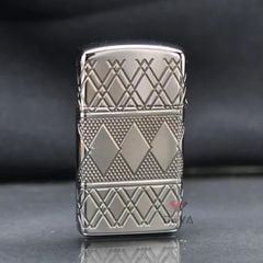 Zippo Slim Armor Chủ Đề Kim Cương Diamond Pattern Design Z334