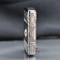 Zippo Slim Armor Chủ Đề Kim Cương Diamond Pattern Design Z334