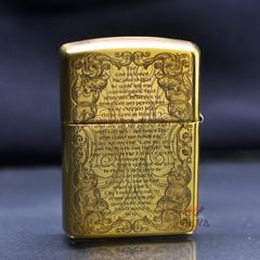 Zippo Armor Khắc Chủ Đề Kinh Thánh Holy Bibble ZD01