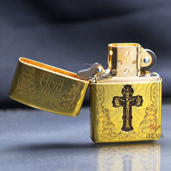Zippo Armor Khắc Chủ Đề Kinh Thánh Holy Bibble ZD01
