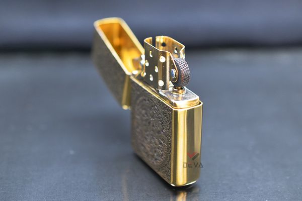 Zippo hoa văn Rồng Phượng bản Armor ZD03
