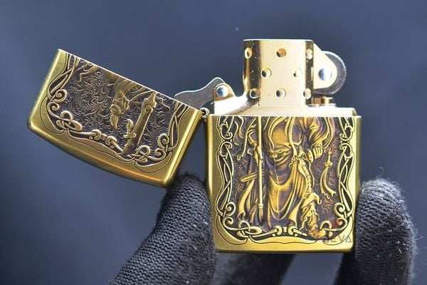 Zippo nhân vật Quan Vũ  Bản Armor ZD04