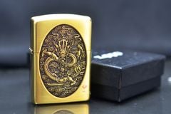 Zippo khắc hình Rồng Bay bản Armor ZD08