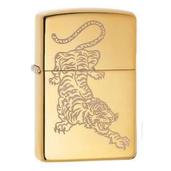 Zippo khắc ăn mòn con hổ Z313