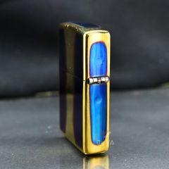 Zippo Đồng Cháy Khắc Nổi Vòng Xoáy Logo Zippo ZN305